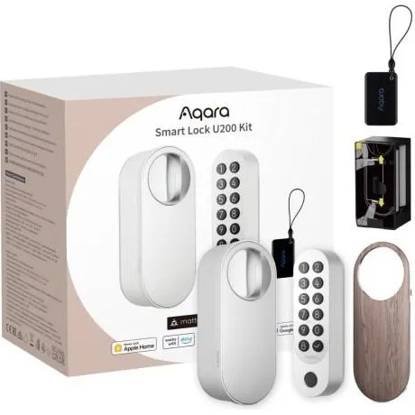 Aqara U200 Smart Lås Kit Hvid