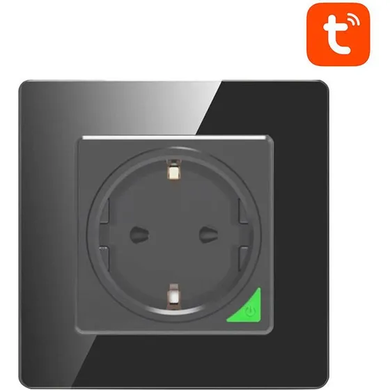 Avatto N-WOT10-EU-B Smart WiFi Stikkontakt (sort)