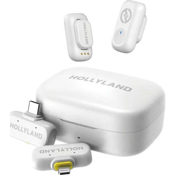 Hollyland Lark A1 Combo Ivory White