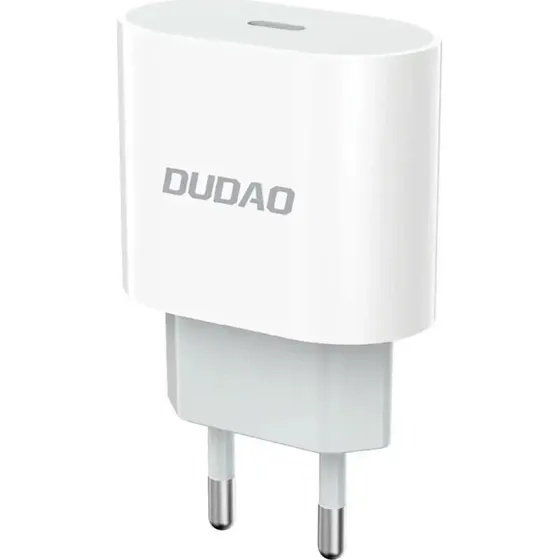 Dudao A14EU 20W USB-C Oplader, Hvid