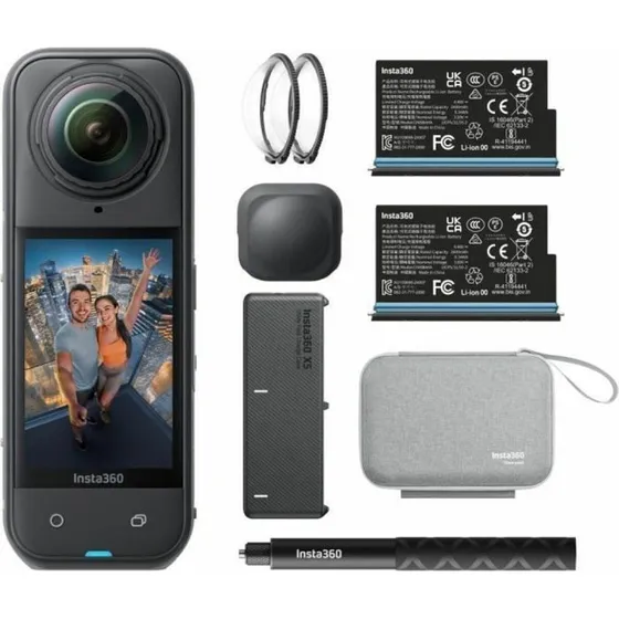 Insta360 X5 Essentials Bundle 8K 360° Actionkamera, Sort