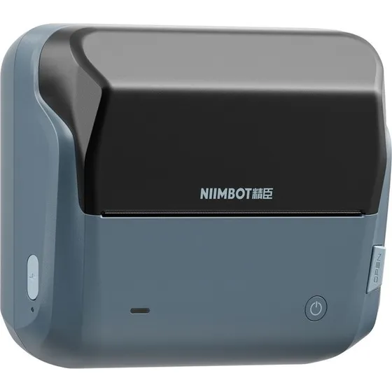 Niimbot B4 Bærbar Etiketprinter, Blå, 70x40mm, 203 dpi