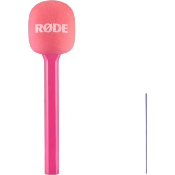 Røde Interview GO Håndholdt Adapter (Pink)