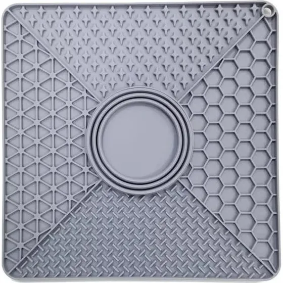 Nordic Paws Lickmat XL Grey 32x32 cm
