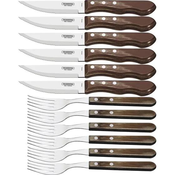 Tramontina Jumbo Steakbestik 12 dele