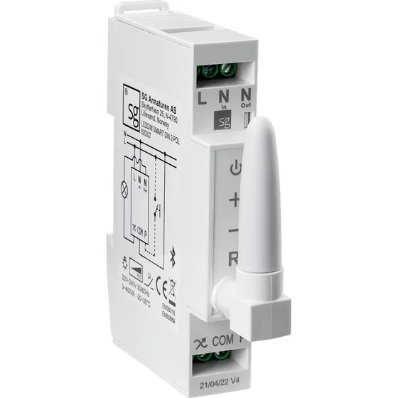 LEDdim Smart 400VA DIN-skinne-dimmer