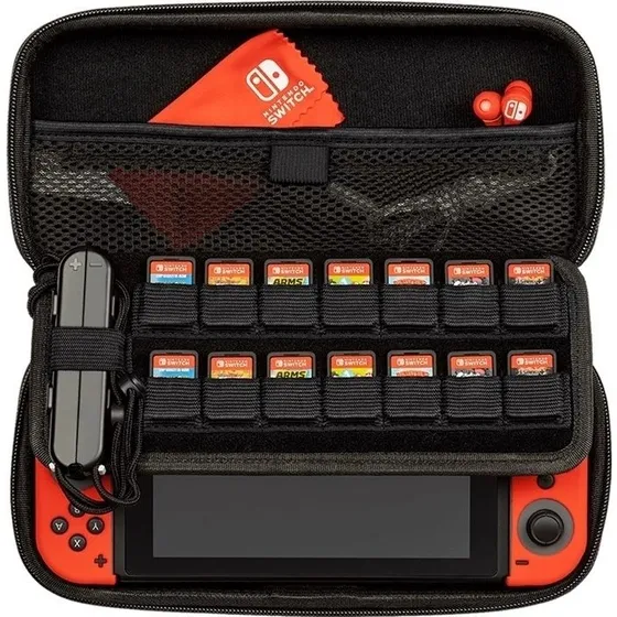 PDP Deluxe Resefodral Elite Edition – Sort, Kompatibelt med Switch & Switch Lite