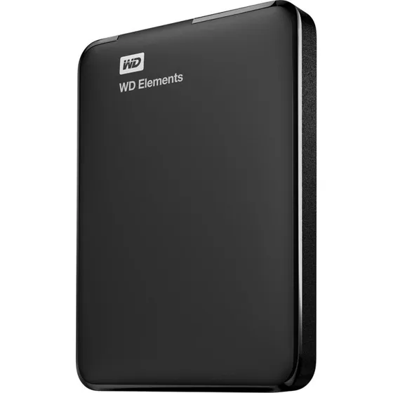 WD Elements Portable 4TB Ekstern Harddisk, Sort