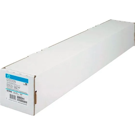 HP Plotterpapir 80g/m², A1, 45,7m, mat, hvid