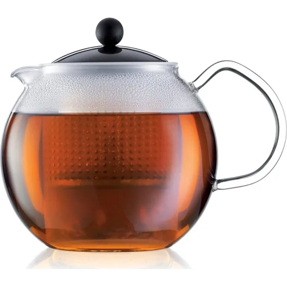 Bodum Assam Tekande 1,5 L med glashåndtag, sort