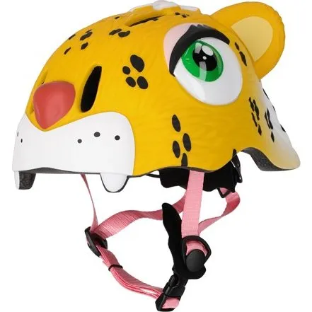 Crazy Safety Leopard Cykelhjelm til Børn, Gul, 2-7 år