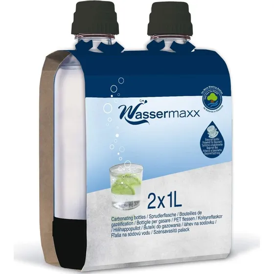 SodaStream Wassermaxx 2x1L Flaske
