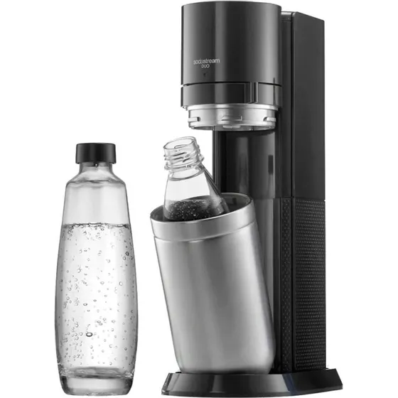 SodaStream Duo Titan Sort uden Kulsyre med Glasflaske