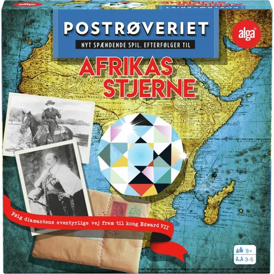 Alga Afrikas Stjerne: Postrøveriet – Brætspil for 9+ år
