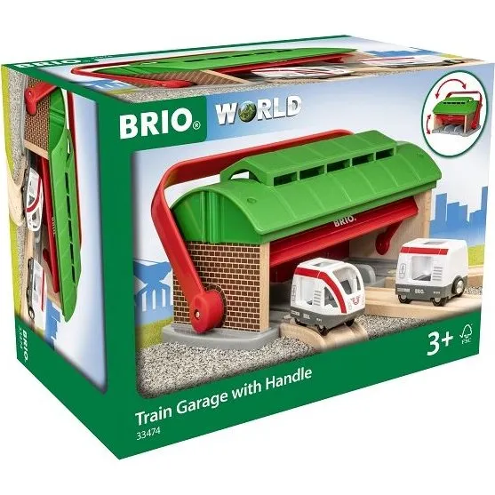 Brio Toggarage med bærehåndtag – 33474