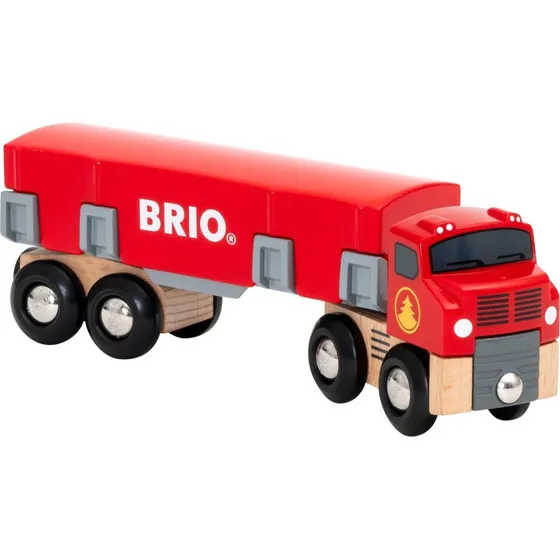 Brio 33657 Rød Trælastbil med Magnetisk Last