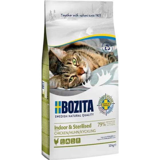 Bozita Indoor & Sterilised Kylling 10 kg