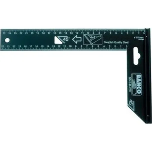 Bahco Precision 45° og 90° vinkelmåler 300 mm