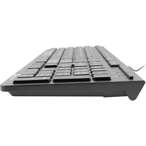 Natec Discus 2 USB Tastatur, Sort, US-layout, Slankt Design