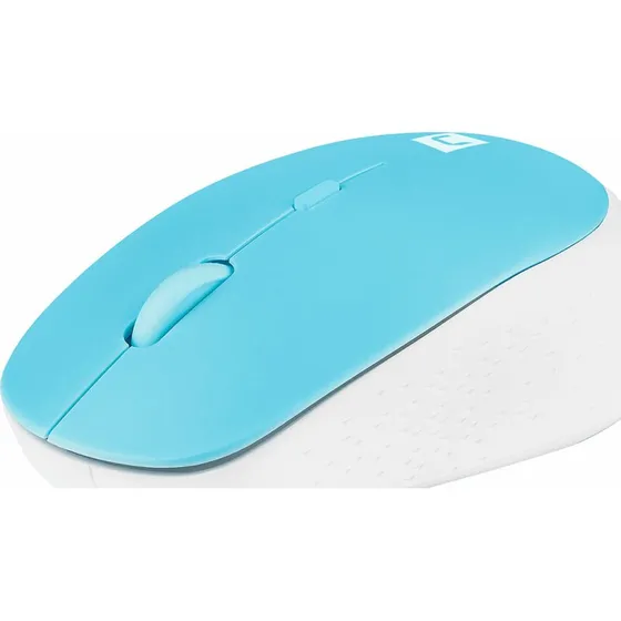 NATEC Harrier 2 Trådløs Mus Bluetooth 5.1, 1600DPI, Blå/Hvid