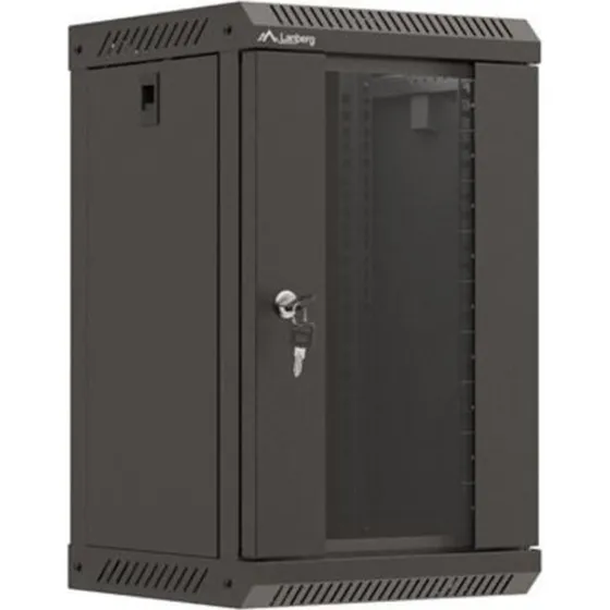 Lanberg WF11-3309-10B 9U Vægmonteret Rackkabinet 300x300mm Sort