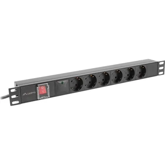 Lanberg 4000W Strømfordelingsenhed, 1U, 19"