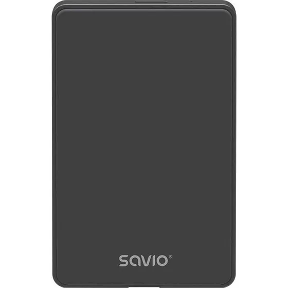 Savio AK-65 2,5" USB 3.0 Harddiskkabinet, Sort