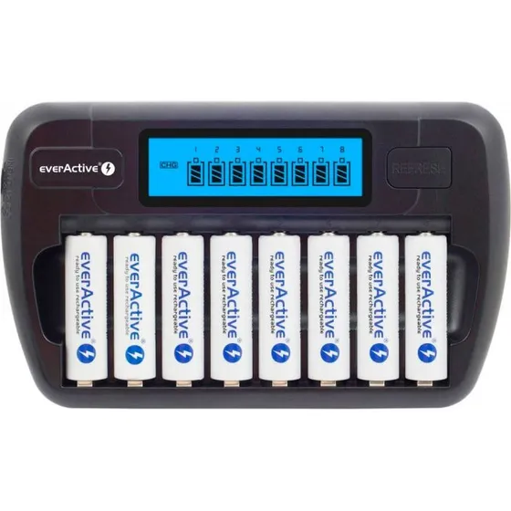 EverActive NC-800 8xAA/AAA Batterilader
