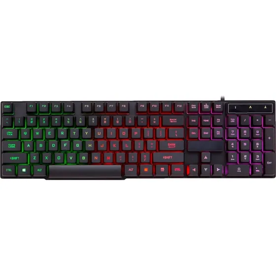 ART AK-49 Bagbelyst Tastatur, Sort, USB