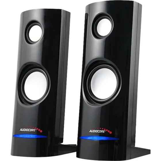 Audiocore AC860 Højttalere, Sort, 8 W