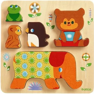 Woodypile Stablepuslespil 5 brikker, 21x21 cm