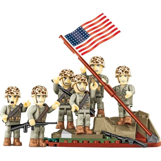 Cobi Klocki Iwo Jima 6 figurer, 87 dele