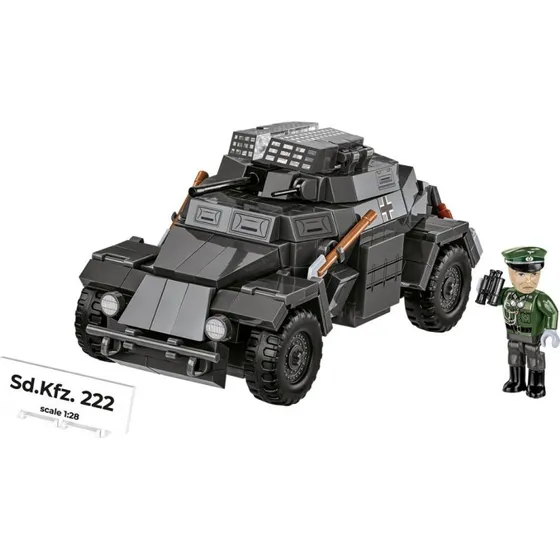 Cobi Sd.Kfz. 222 Modeltank – 502 klodser