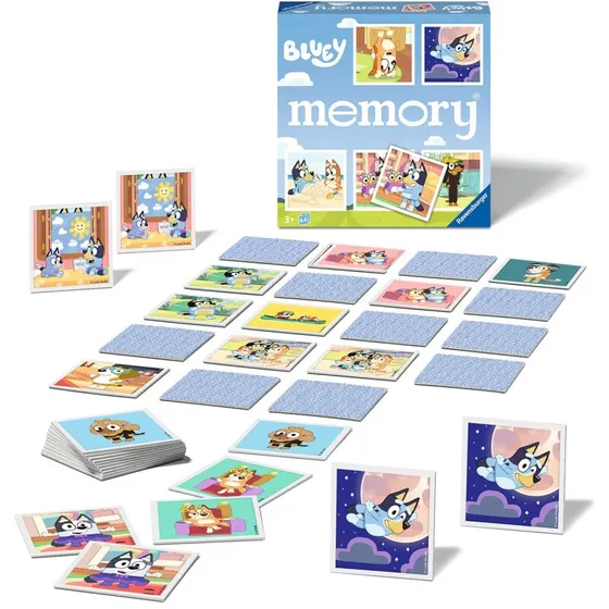 Ravensburger Bluey memory® - Hukommelsesspil til børn 3+