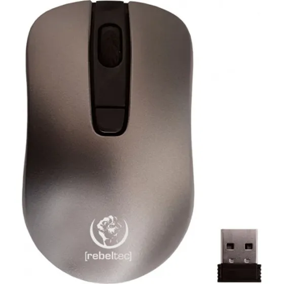 Rebeltec Star Trådløs USB-mus (2,4GHz) Grå