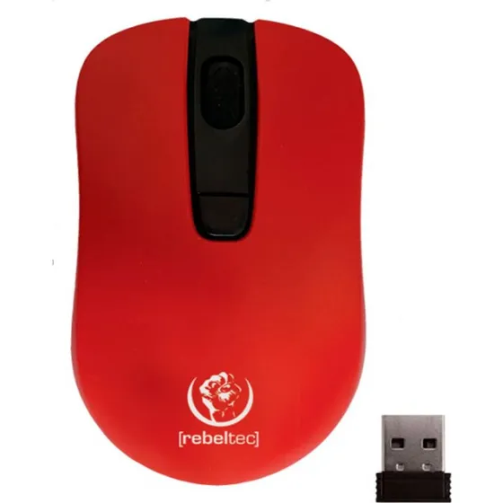Rebeltec Star Trådløs USB-mus rød (2,4GHz)