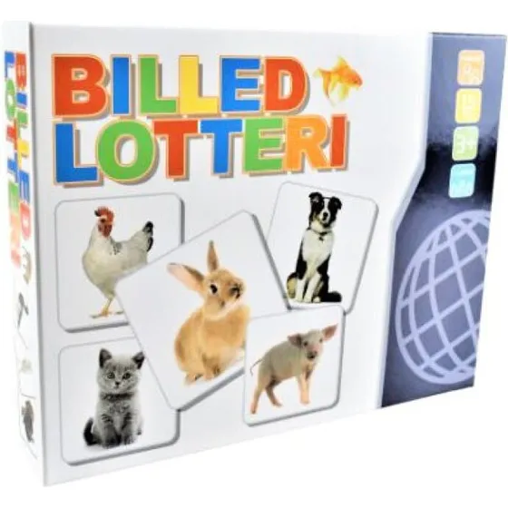 GA-Toys Billedlotteri med dyr, 2-4 spillere (fra 3 år)