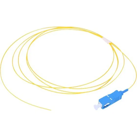Extralink Rottehale Fiberoptik G.657.A SC/UPC 1m Gul