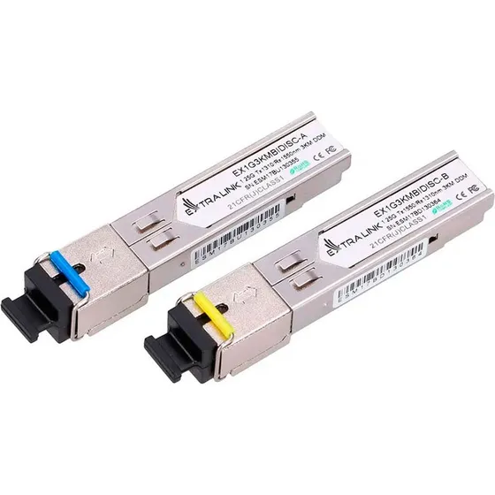Extralink SFP Transceiver 1,25Gbps WDM SC 2pk