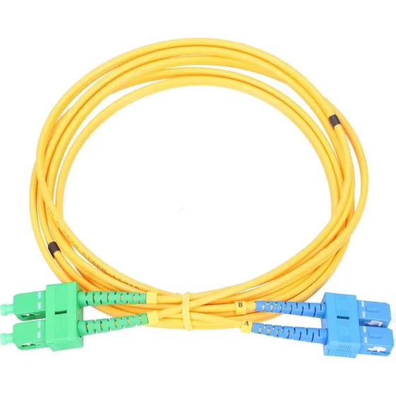 Extralink EX.3548 Gul Fiberkabel 0,5m SC-SC
