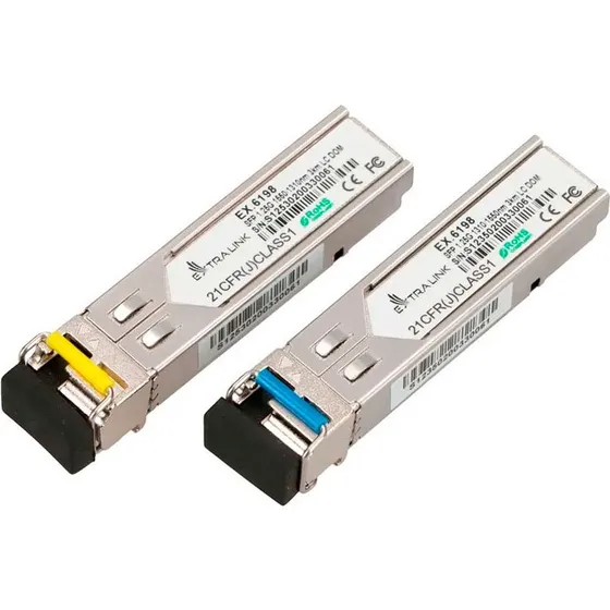 Extralink SFP WDM 1,25Gbps LC 2pk
