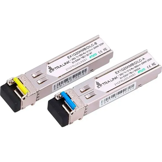 Extralink SFP WDM 1,25Gbps LC 2pk