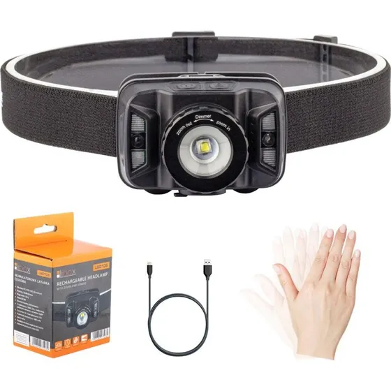 Libox LB0106 LED Pandelygte, Genopladelig, 250 lm, Koldt Hvidt Lys