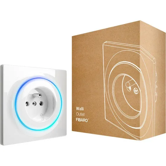 Fibaro Walli Outlet Type E (FGWOE-011) Hvid