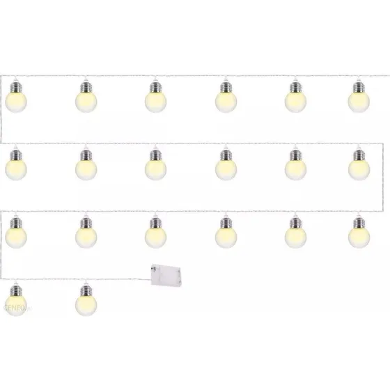 Lyssnor med LED-pærer - Batteridrevet, gennemsigtig