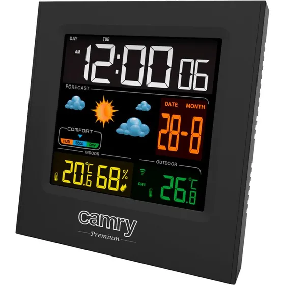 Camry Premium CR 1166 Vejrstation Sort