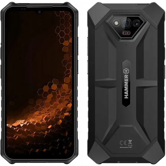 myPhone Hammer Iron V 6.5" 6GB RAM 64GB, sort