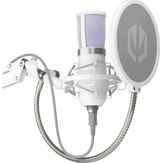 Endorfy Solum Streaming Mikrofon (USB-A) Hvid