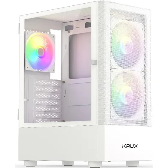 Krux Vako PC-kabinet, hvid, ATX/Micro-ATX/Mini-ITX