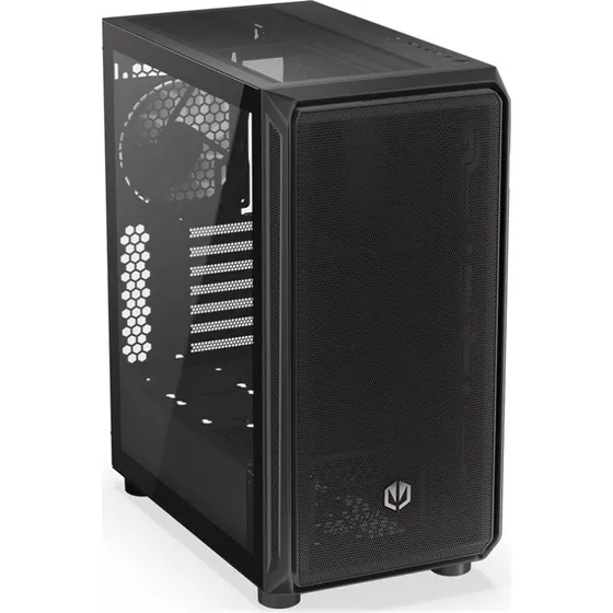 Endorfy Arx 500 Core Tower ATX, sort med hærdet glas